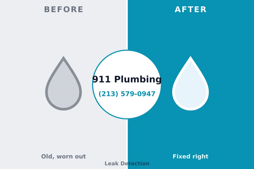 Before and after: plumbing company Park City, IL